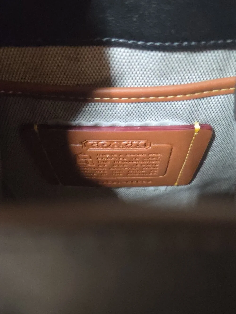 Coach Black Leather Turnkey Backpack with Gold Hardware